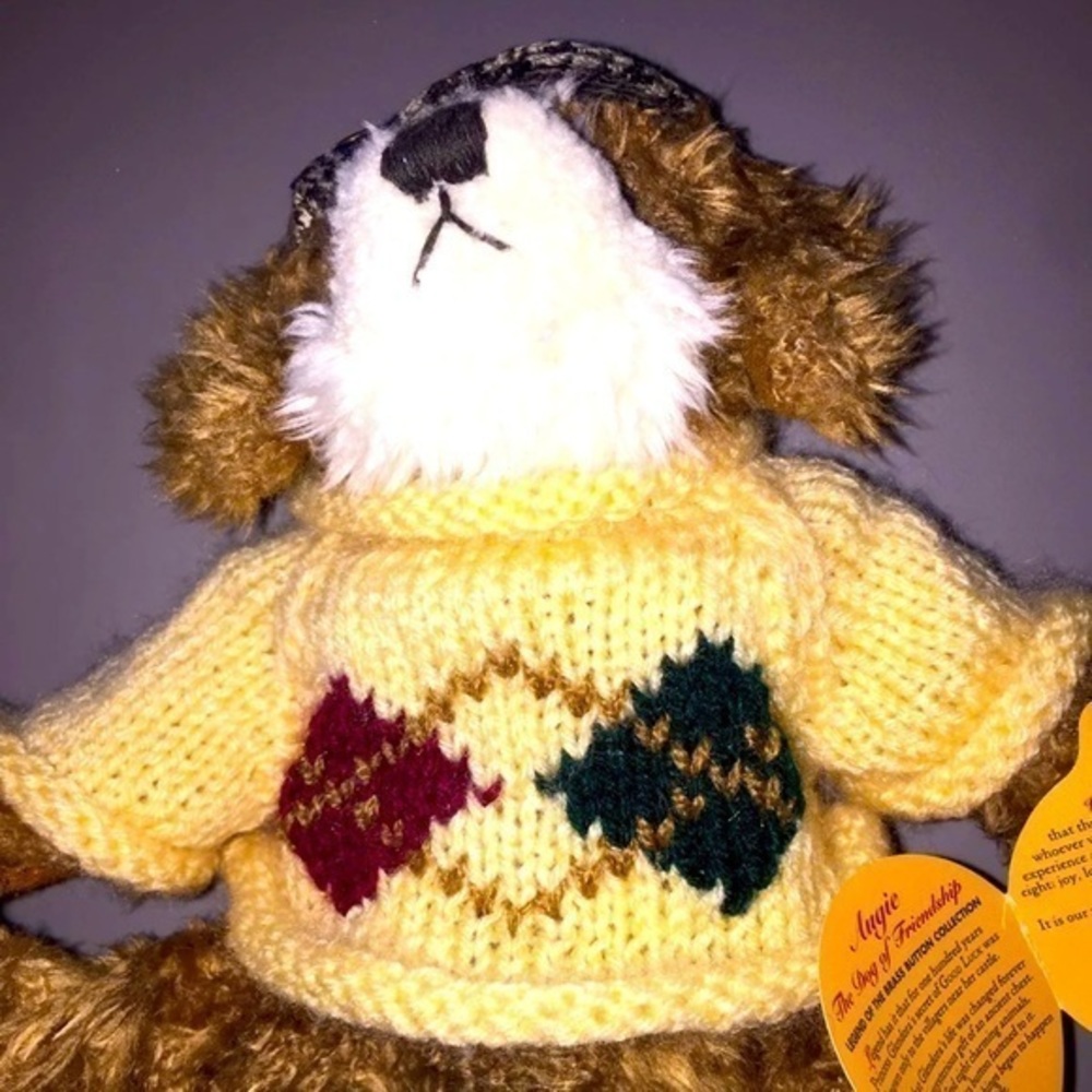 NWT‎ Brass Button Dog AUGIE